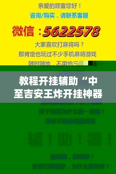 教程开挂辅助“中至吉安王炸开挂神器”(透视挂)辅助透视教程