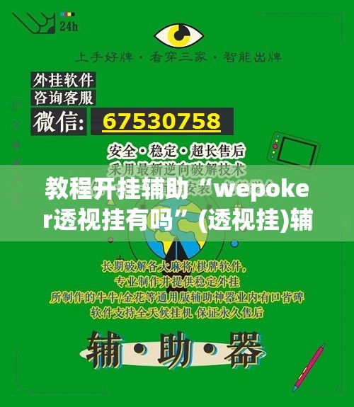 教程开挂辅助“wepoker透视挂有吗	”(透视挂)辅助透视教程