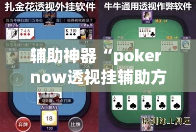 辅助神器“poker now透视挂辅助方法	”(透视挂)辅助透视教程