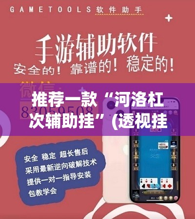推荐一款“河洛杠次辅助挂”(透视挂)辅助透视教程