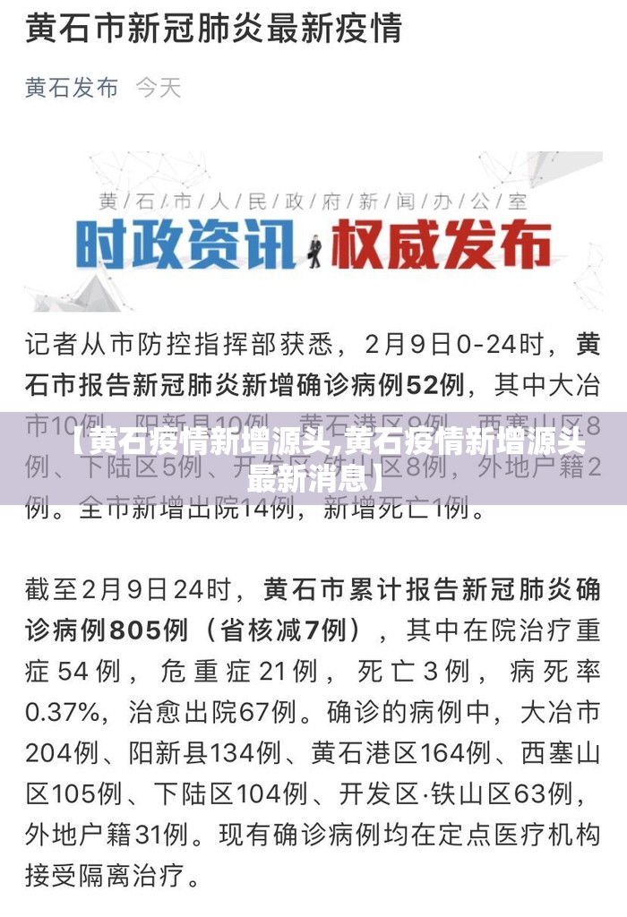【黄石疫情新增源头,黄石疫情新增源头最新消息】