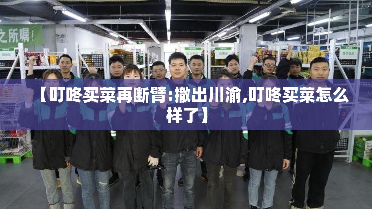 【叮咚买菜再断臂:撤出川渝,叮咚买菜怎么样了】