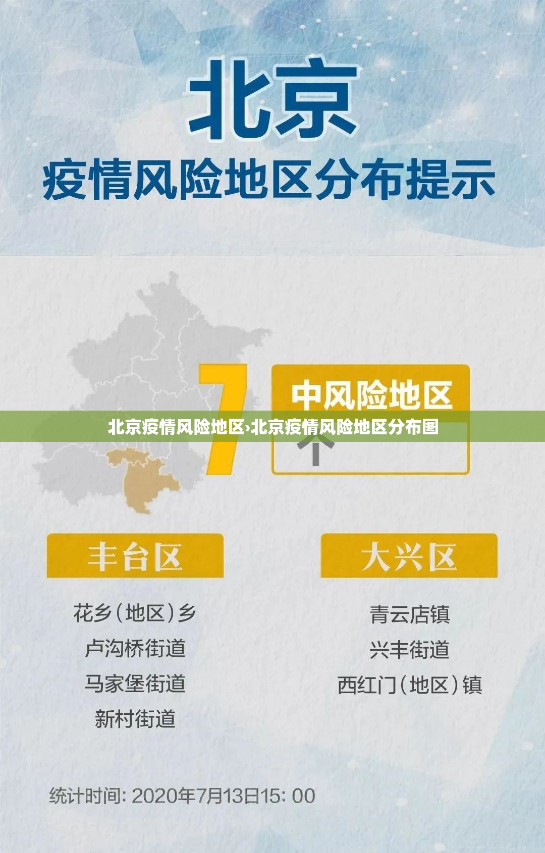 北京疫情风险地区›北京疫情风险地区分布图