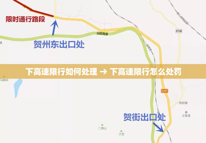 下高速限行如何处理 → 下高速限行怎么处罚