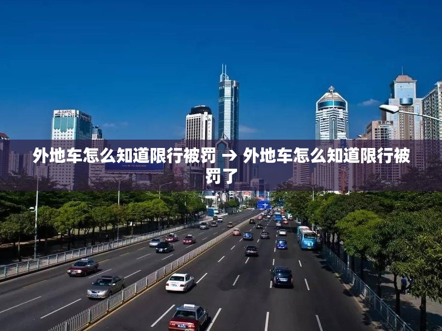 外地车怎么知道限行被罚 → 外地车怎么知道限行被罚了