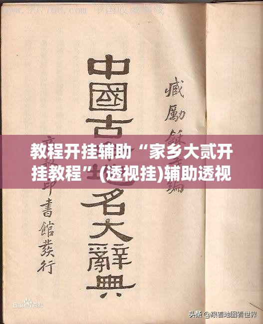 教程开挂辅助“家乡大贰开挂教程”(透视挂)辅助透视教程