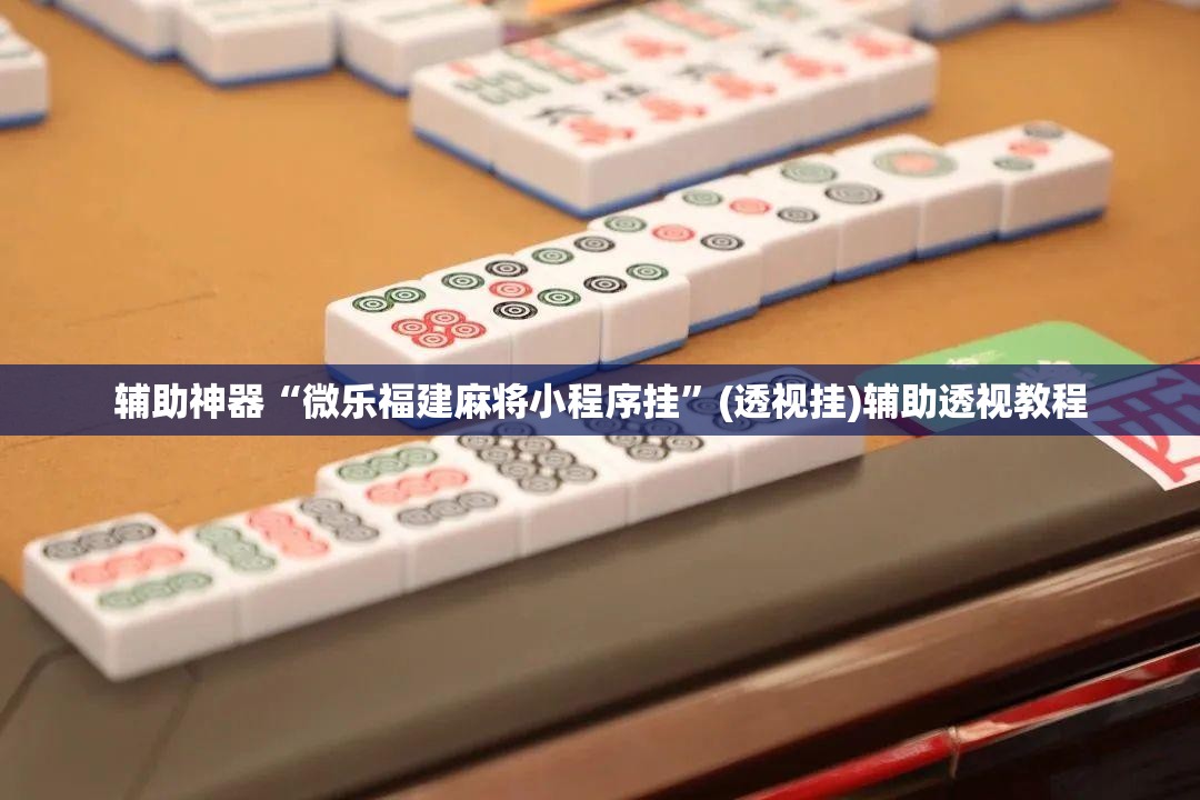 辅助神器“微乐福建麻将小程序挂	”(透视挂)辅助透视教程