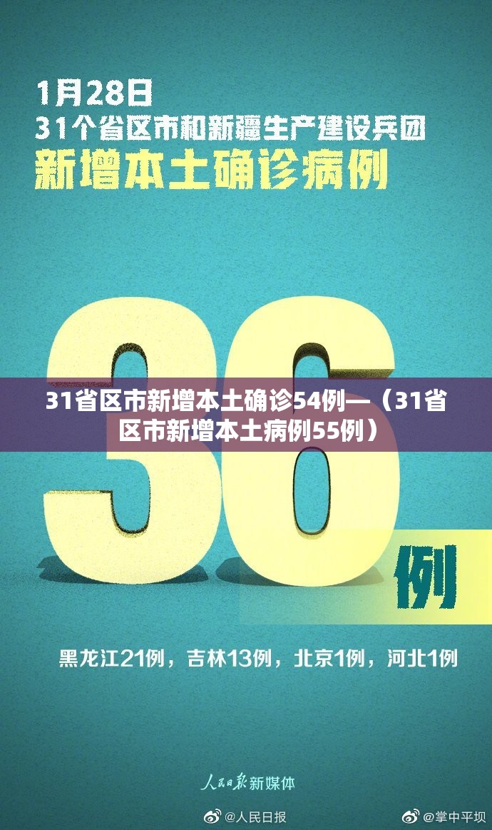 31省区市新增本土确诊54例—（31省区市新增本土病例55例）