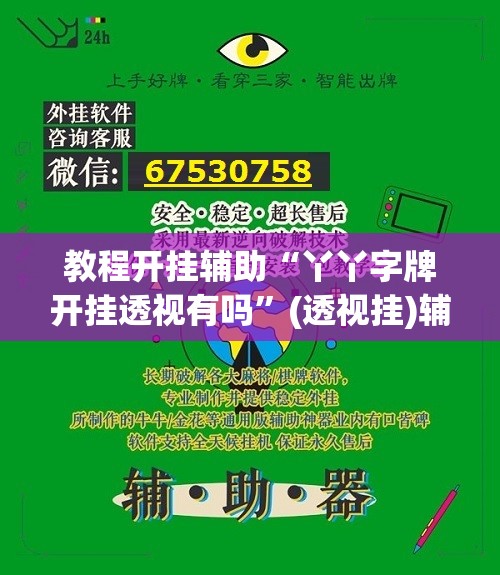 教程开挂辅助“丫丫字牌开挂透视有吗”(透视挂)辅助透视教程