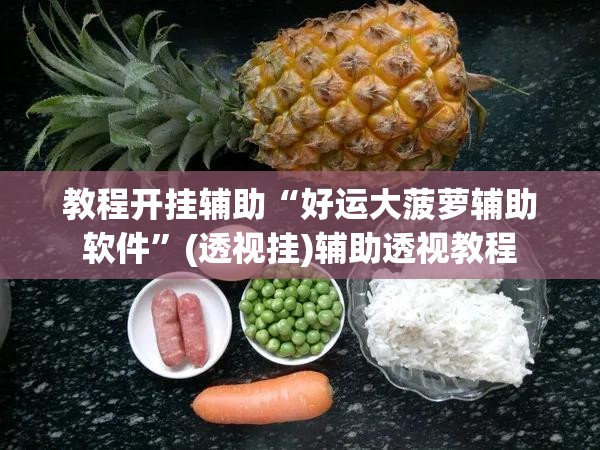 教程开挂辅助“好运大菠萝辅助软件”(透视挂)辅助透视教程