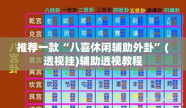 推荐一款“八喜休闲辅助外卦	”(透视挂)辅助透视教程