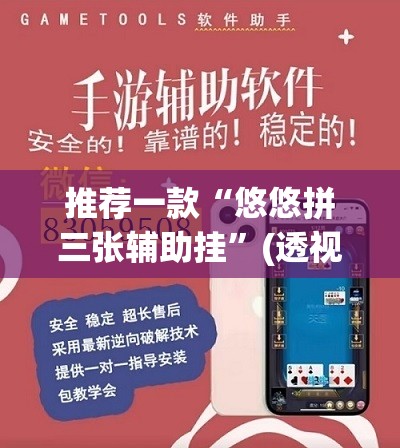 推荐一款“悠悠拼三张辅助挂”(透视挂)辅助透视教程