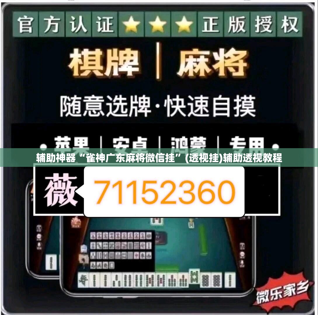 辅助神器“雀神广东麻将微信挂	”(透视挂)辅助透视教程