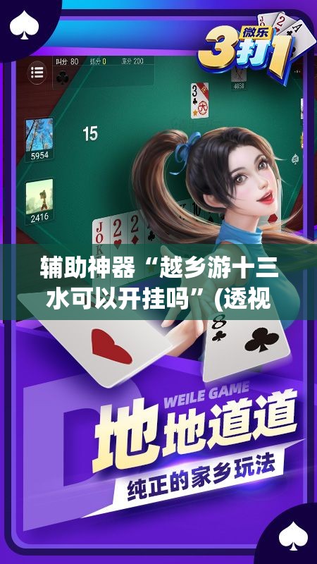 辅助神器“越乡游十三水可以开挂吗”(透视挂)辅助透视教程
