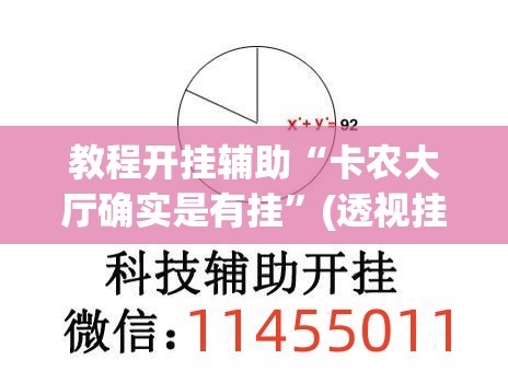 辅助神器“新贝壳大厅有挂吗”(透视挂)辅助透视教程