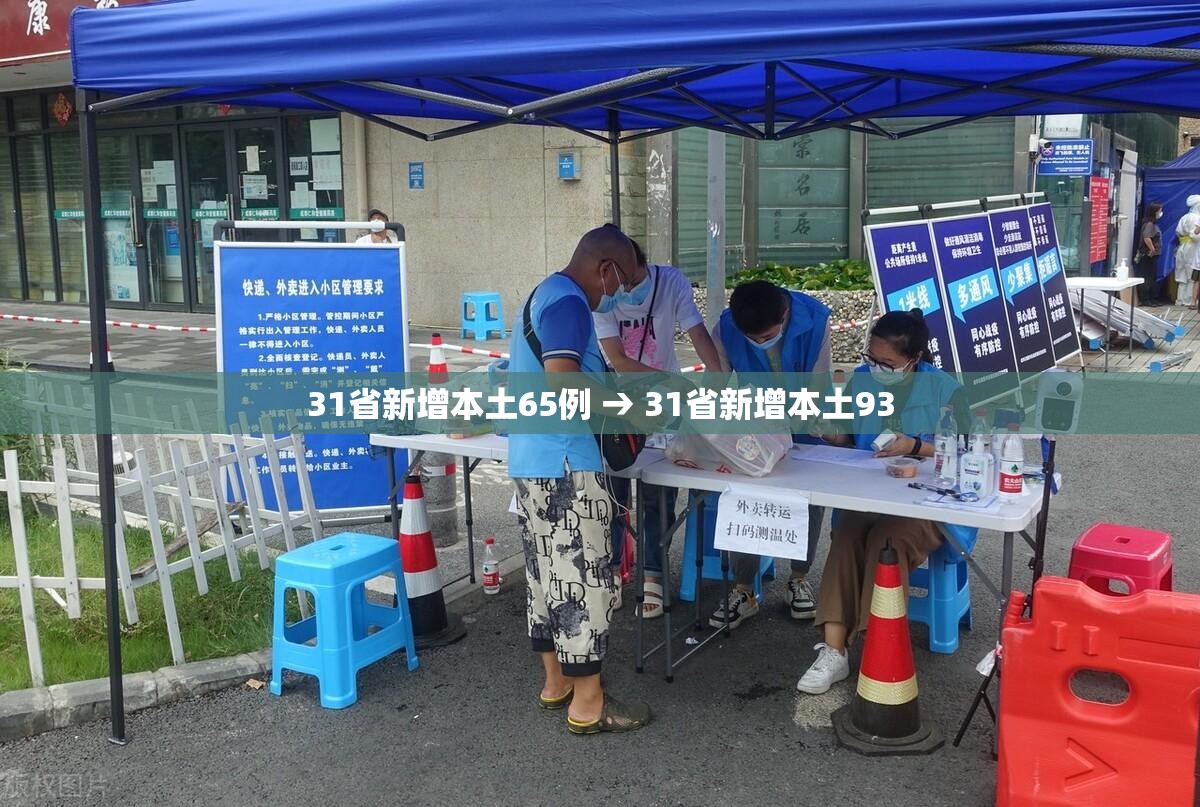 31省新增本土65例 → 31省新增本土93