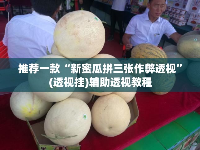 推荐一款“新蜜瓜拼三张作弊透视”(透视挂)辅助透视教程