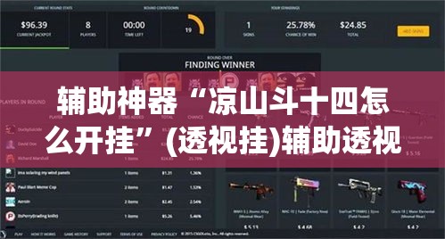 辅助神器“凉山斗十四怎么开挂	”(透视挂)辅助透视教程