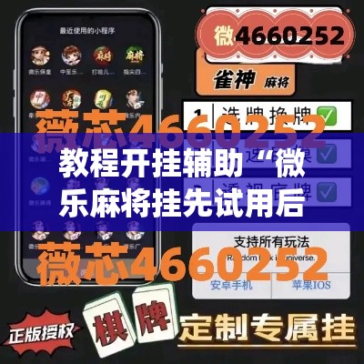 教程开挂辅助“微乐麻将挂先试用后付款	”(透视挂)辅助透视教程
