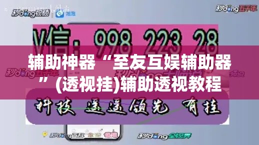 辅助神器“至友互娱辅助器	”(透视挂)辅助透视教程