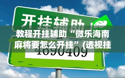 教程开挂辅助“微乐海南麻将要怎么开挂”(透视挂)辅助透视教程