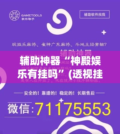 辅助神器“神殿娱乐有挂吗”(透视挂)辅助透视教程