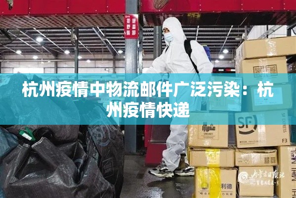 杭州疫情中物流邮件广泛污染：杭州疫情快递