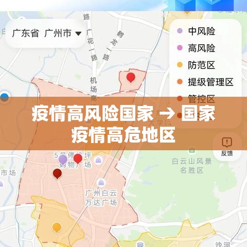 疫情高风险国家 → 国家疫情高危地区