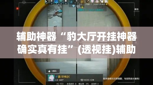 辅助神器“豹大厅开挂神器确实真有挂”(透视挂)辅助透视教程