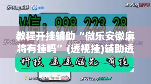 教程开挂辅助“微乐安徽麻将有挂吗	”(透视挂)辅助透视教程