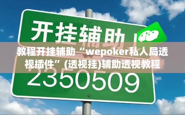 教程开挂辅助“wepoker私人局透视插件”(透视挂)辅助透视教程