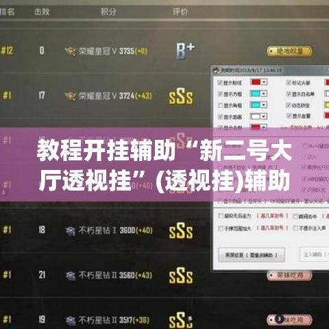 教程开挂辅助“新二号大厅透视挂”(透视挂)辅助透视教程