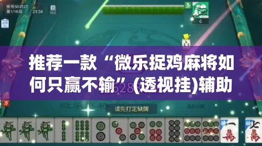 推荐一款“微乐捉鸡麻将如何只赢不输”(透视挂)辅助透视教程