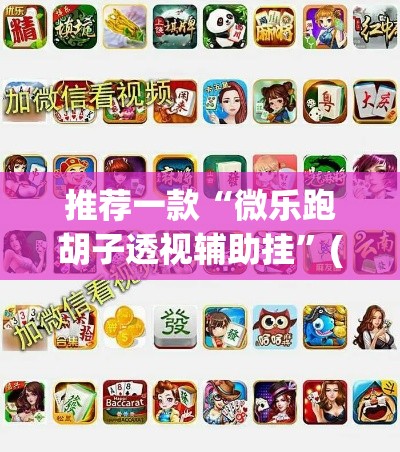 推荐一款“微乐跑胡子透视辅助挂”(透视挂)辅助透视教程