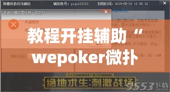 教程开挂辅助“wepoker微扑克辅助作弊器工具”(透视挂)辅助透视教程