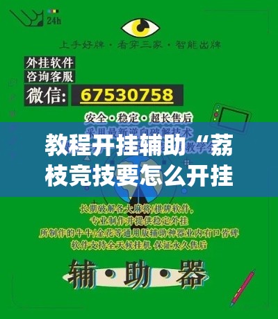 教程开挂辅助“荔枝竞技要怎么开挂	”(透视挂)辅助透视教程