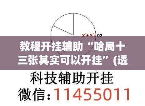教程开挂辅助“哈局十三张其实可以开挂”(透视挂)辅助透视教程