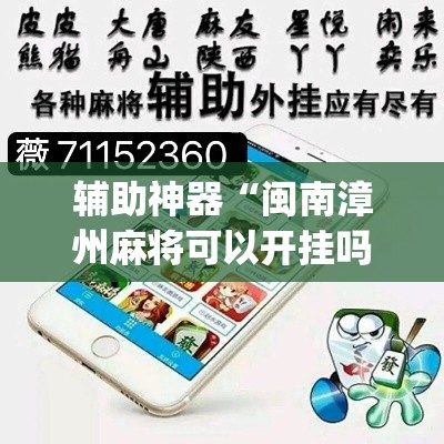 辅助神器“闽南漳州麻将可以开挂吗”(透视挂)辅助透视教程