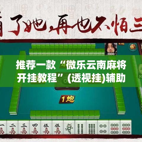 推荐一款“微乐云南麻将开挂教程	”(透视挂)辅助透视教程