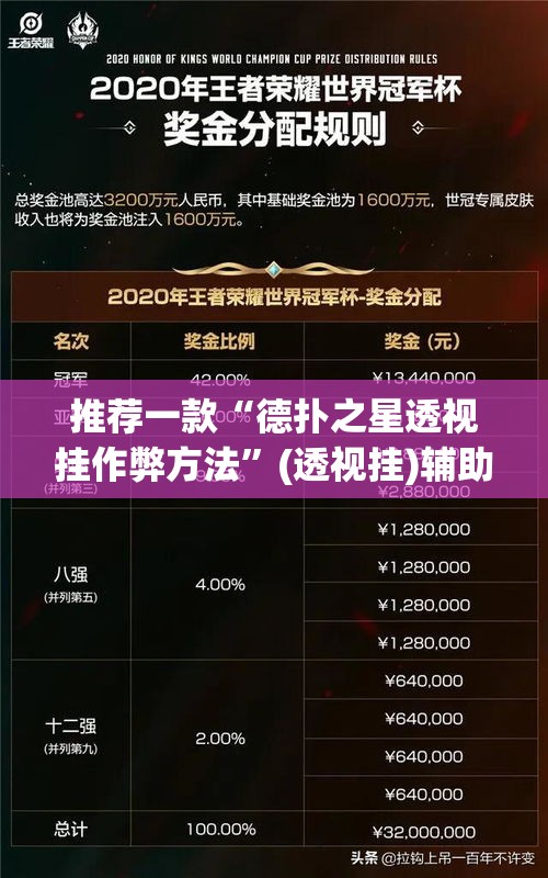 推荐一款“德扑之星透视挂作弊方法”(透视挂)辅助透视教程