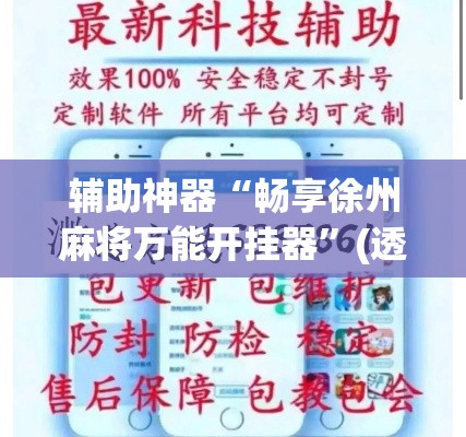 辅助神器“畅享徐州麻将万能开挂器”(透视挂)辅助透视教程