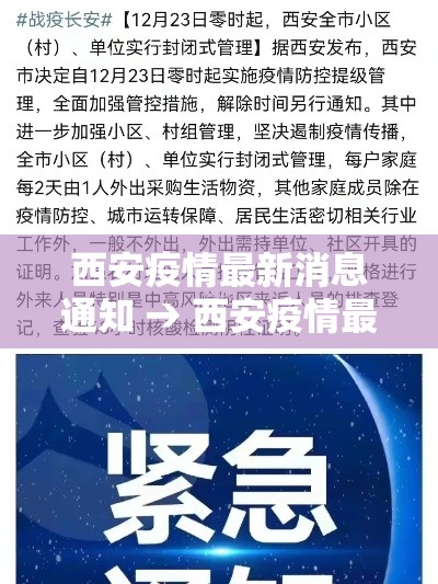 西安疫情最新消息通知 → 西安疫情最新消息确诊
