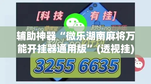 辅助神器“微乐湖南麻将万能开挂器通用版”(透视挂)辅助透视教程