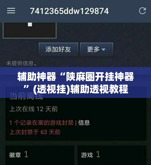 辅助神器“陕麻圈开挂神器”(透视挂)辅助透视教程