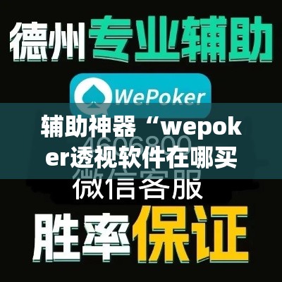 辅助神器“wepoker透视软件在哪买”(透视挂)辅助透视教程