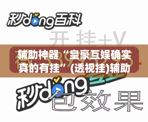 辅助神器“皇豪互娱确实真的有挂”(透视挂)辅助透视教程