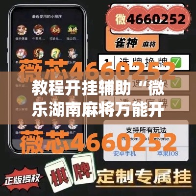 教程开挂辅助“微乐湖南麻将万能开挂器免费”(透视挂)辅助透视教程
