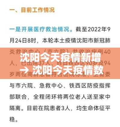 沈阳今天疫情新增 → 沈阳今天疫情数据