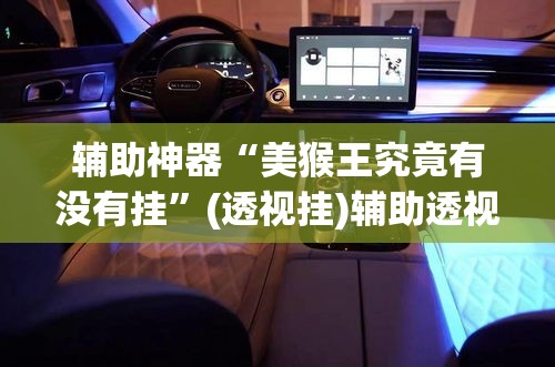 辅助神器“美猴王究竟有没有挂”(透视挂)辅助透视教程