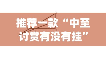 推荐一款“中至讨赏有没有挂”(透视挂)辅助透视教程